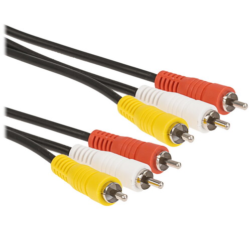 Купить Кабель   Perfeo 3RCA - 3RCA черный  5620256. Характеристики, отзывы и цены в Донецке