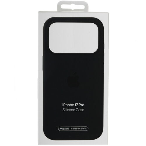 Купить Накладка  Apple Silicone Case для Apple iPhone 17 Pro черный  5641868. Характеристики, отзывы и цены в Донецке