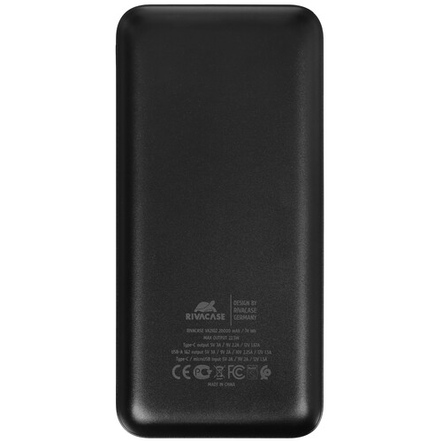 Купить Портативный аккумулятор RIVACASE VA2102 черный  9260613. Характеристики, отзывы и цены в Донецке