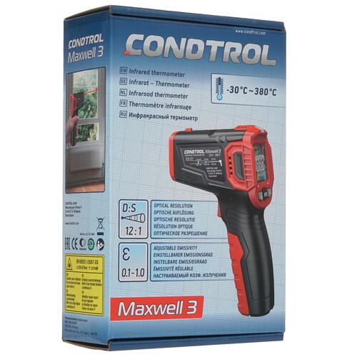 Купить Пирометр CONDTROL Maxwell 3  8141362. Характеристики, отзывы и цены в Донецке