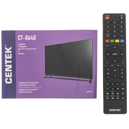Купить 40" (102 см) Телевизор Centek CT-8640 черный  9138255. Характеристики, отзывы и цены в Донецке