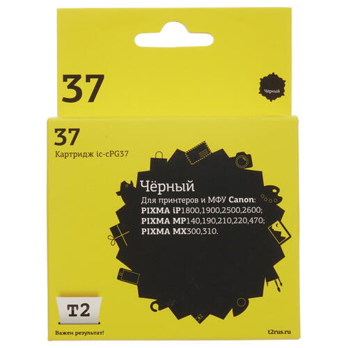 Купить Картридж T2 IC-CPG37 черный  7964846. Характеристики, отзывы и цены в Донецке