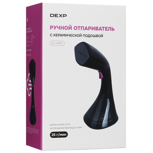 Купить Отпариватель DEXP CU-1400C черный  9117835. Характеристики, отзывы и цены в Донецке