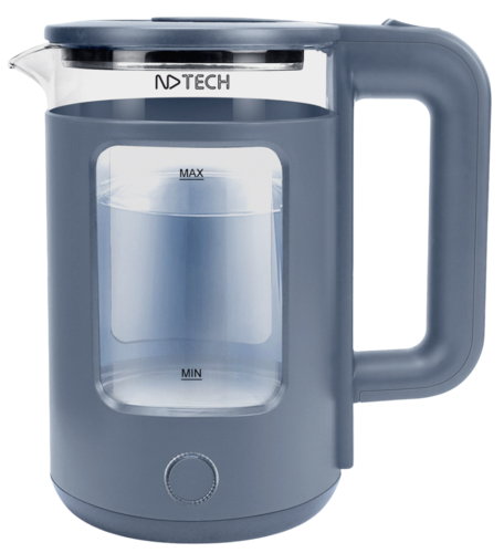 Купить Электрочайник NDTech EK082 серый  9300774. Характеристики, отзывы и цены в Донецке