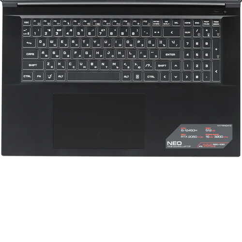 Купить 17.3" Ноутбук ARDOR GAMING NEO N17-I5ND413 черный  9126964. Характеристики, отзывы и цены в Донецке
