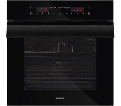 Купить Электрический духовой шкаф HIBERG VM 6192 B черный  5363125. Характеристики, отзывы и цены в Донецке