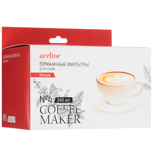 Купить Одноразовые фильтры Aceline A2PF4240 №4 белый  5473442. Характеристики, отзывы и цены в Донецке