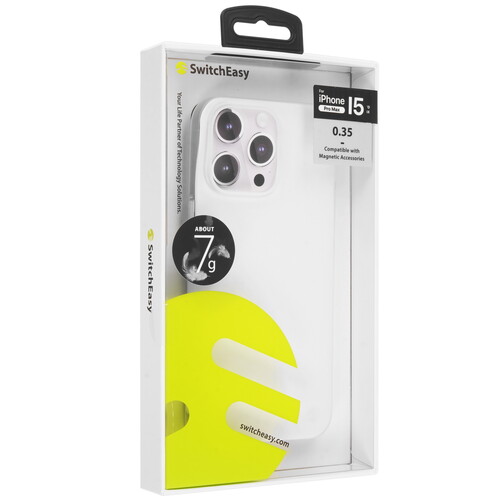 Купить Накладка  SwitchEasy Ultra Slim для Apple iPhone 15 Pro Max белый/прозрачный  9106813. Характеристики, отзывы и цены в Донецке
