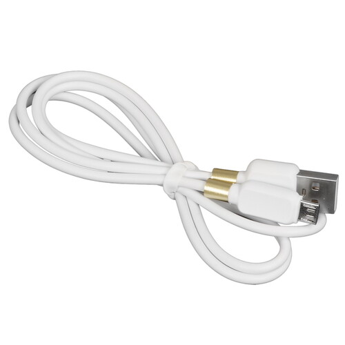 Купить Кабель круглый Borofone micro USB - USB 2.0 Type-A белый 1 м  5475184. Характеристики, отзывы и цены в Донецке