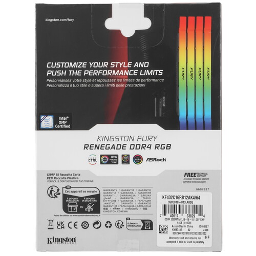 Купить Оперативная память Kingston FURY Renegade RGB  5455312. Характеристики, отзывы и цены в Донецке