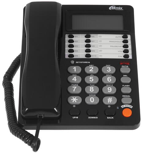 Купить Телефон проводной Ritmix RT-495  5089268. Характеристики, отзывы и цены в Донецке