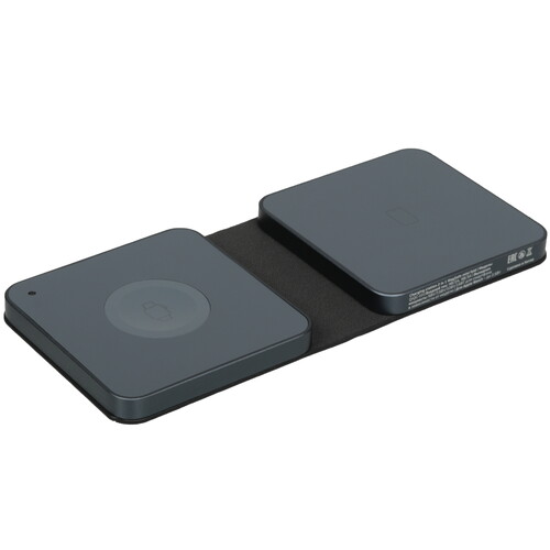 Купить Беспроводное зарядное устройство DEPPA Mini Fold QI 2 in 1 черный  5622780. Характеристики, отзывы и цены в Донецке