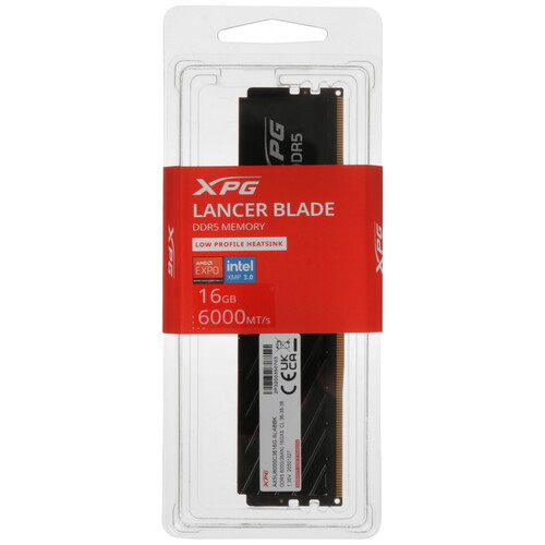 Купить Оперативная память ADATA XPG Lancer Blade [AX5U6000C3616G-SLABBK] 16 ГБ  5636860. Характеристики, отзывы и цены в Донецке