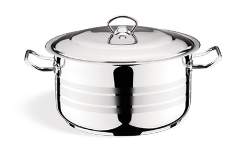 Купить Кастрюля Dariis ROYAL R208 10 л 30 см серебристый  9197655. Характеристики, отзывы и цены в Донецке