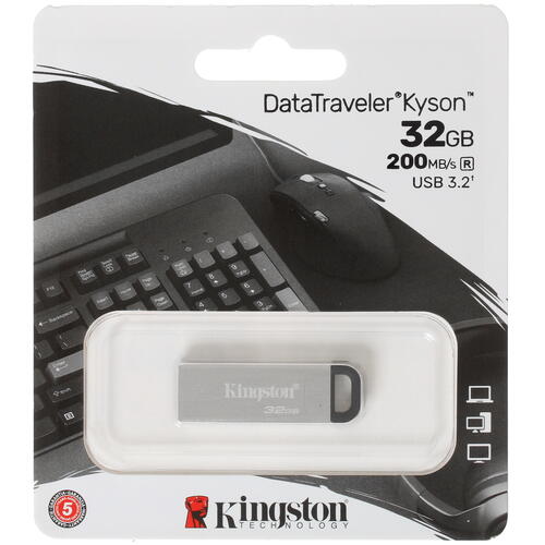 Купить Память USB Flash 32 ГБ Kingston DataTraveler Kyson [DTKN/32GB]  4720165. Характеристики, отзывы и цены в Донецке