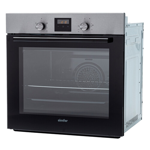 Купить Электрический духовой шкаф Simfer B6EM56014 серебристый  9125100. Характеристики, отзывы и цены в Донецке