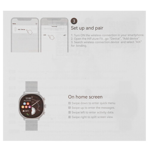 Купить Смарт-часы HiFuture AIX  9295485. Характеристики, отзывы и цены в Донецке