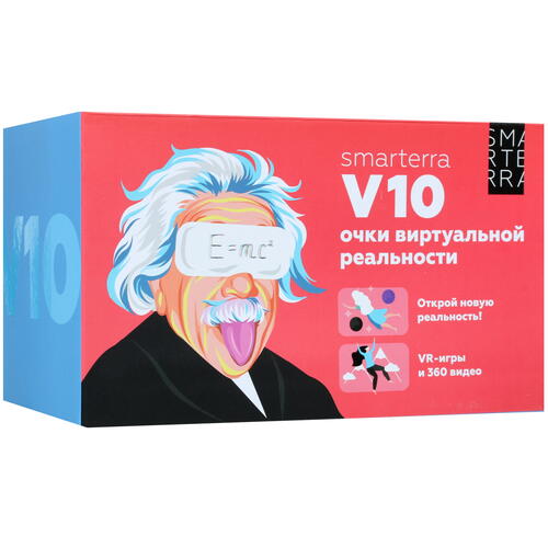 Купить Очки виртуальной реальности SmarTerra V10 белый  5007853. Характеристики, отзывы и цены в Донецке