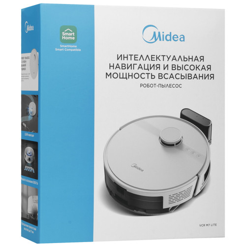Купить Робот-пылесос Midea VCR M7 LITE белый  9301900. Характеристики, отзывы и цены в Донецке