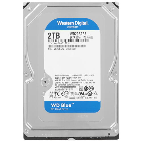 Купить 2 ТБ Жесткий диск WD Blue [WD20EARZ]  5430896. Характеристики, отзывы и цены в Донецке