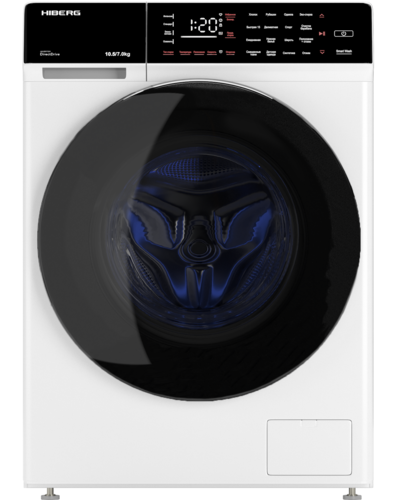 Купить Стирально-сушильная машина HIBERG i-DDQ9 - 10714 W белый  9079279. Характеристики, отзывы и цены в Донецке
