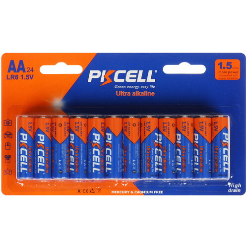 Купить Батарейка PKCELL LR6-24B AA (LR6/ER14505/FR6/R6P)  9196111. Характеристики, отзывы и цены в Донецке