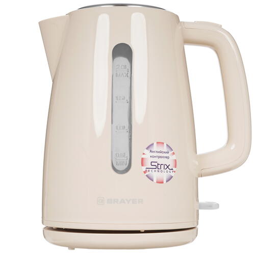 Купить Электрочайник BRAYER BR1069 бежевый  9032617. Характеристики, отзывы и цены в Донецке