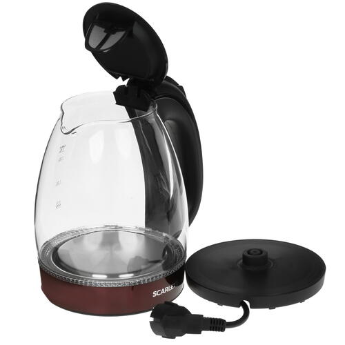 Купить Электрочайник Scarlett SC-EK27G92 красный  4834446. Характеристики, отзывы и цены в Донецке
