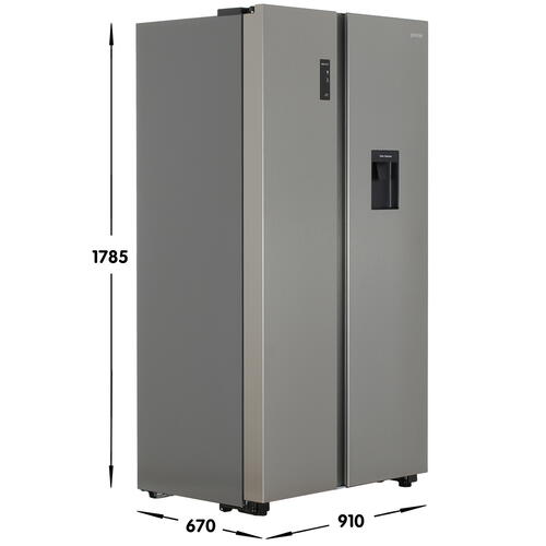 Купить Холодильник Side by Side   Gorenje NRR9185EAXLWD серебристый  9013494. Характеристики, отзывы и цены в Донецке