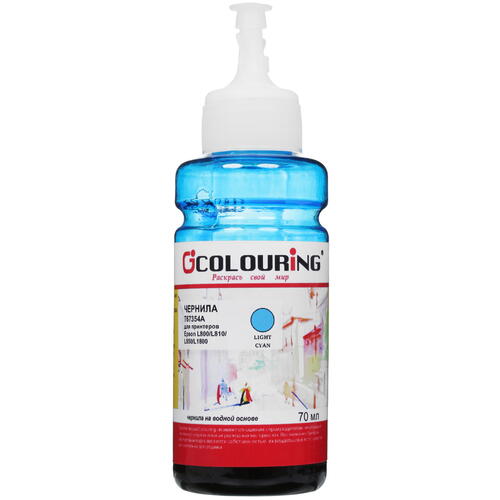 Купить Чернила водорастворимые Colouring [T67354A] светло-голубой  4735840. Характеристики, отзывы и цены в Донецке