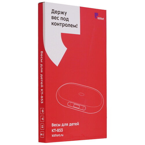 Купить Весы Kitfort КТ-853 белый  9269931. Характеристики, отзывы и цены в Донецке