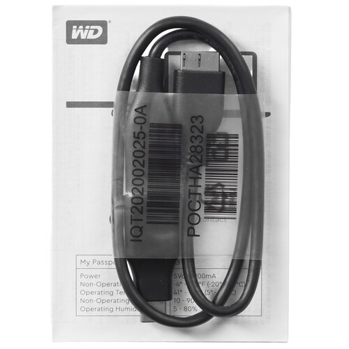 Купить 6 ТБ Внешний HDD WD My Passport [WDBY3J0060BGY-CESN]  5602246. Характеристики, отзывы и цены в Донецке