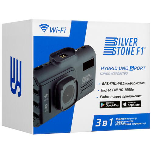 Купить Видеорегистратор с радар-детектором SilverStone F1 HYBRID UNO SPORT WiFi  5456941. Характеристики, отзывы и цены в Донецке