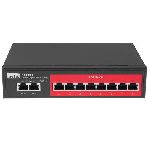 Купить Коммутатор NETIS P110GC  4773489. Характеристики, отзывы и цены в Донецке