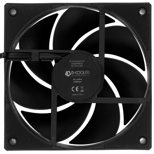 Купить Вентилятор ID-Cooling AF-1230-K  черный  9242725. Характеристики, отзывы и цены в Донецке