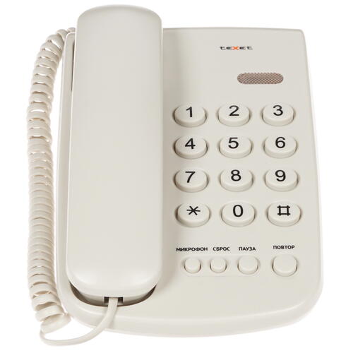 Купить Телефон проводной TeXet TX-241  1692178. Характеристики, отзывы и цены в Донецке
