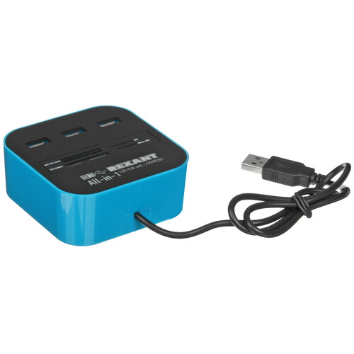Купить USB-разветвитель Rexant 18-4121  9116632. Характеристики, отзывы и цены в Донецке