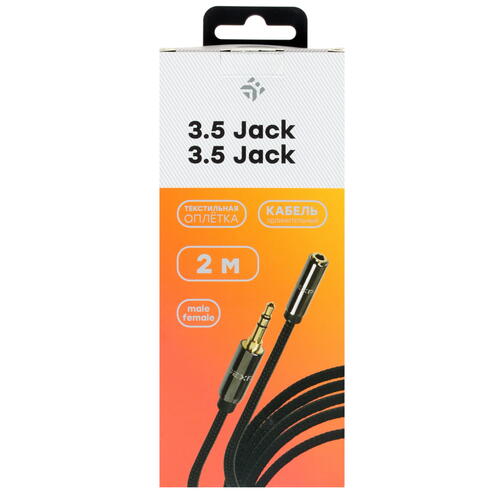 Купить Кабель   DEXP 3.5 mm jack - 3.5 mm jack черный  1382327. Характеристики, отзывы и цены в Донецке
