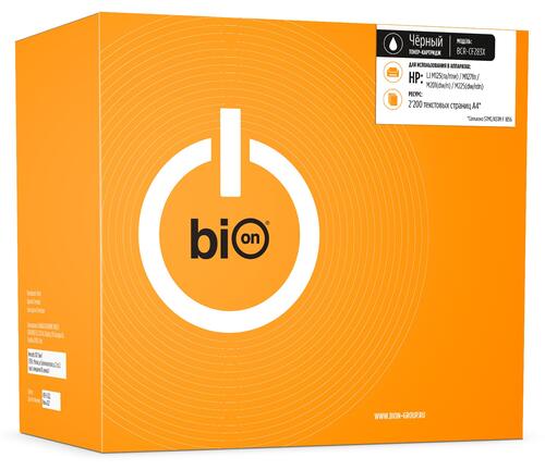 Купить Картридж лазерный Bion BCR-CF283X черный  9910400. Характеристики, отзывы и цены в Донецке
