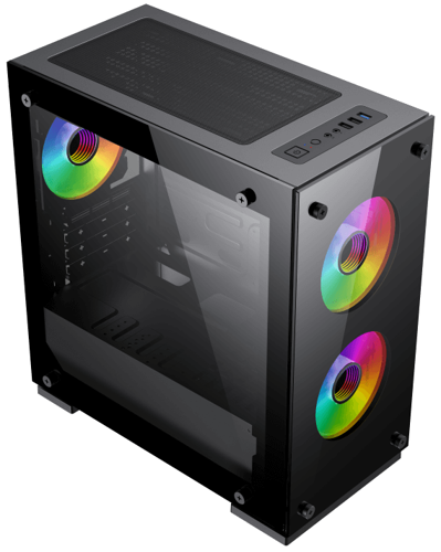 Купить Корпус GameMax M65 [MGF.6605-TA] черный  9934800. Характеристики, отзывы и цены в Донецке