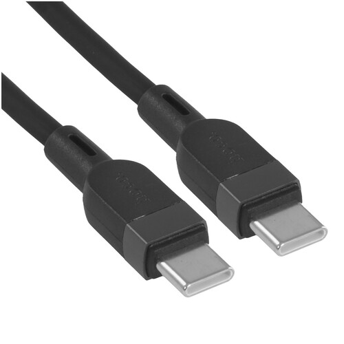 Купить Кабель круглый Hoco USB Type-C - USB Type-C черный 3 м  5603639. Характеристики, отзывы и цены в Донецке
