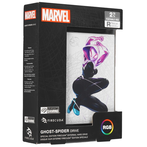 Купить 2 ТБ Внешний HDD Seagate FireCuda Ghost Spider Special Edition  5488204. Характеристики, отзывы и цены в Донецке