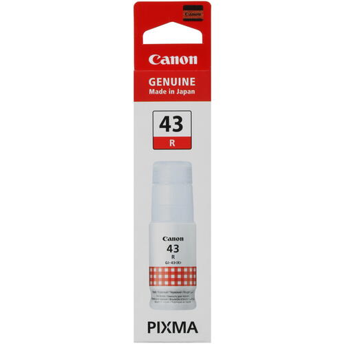 Купить Чернила водорастворимые Canon GI-43 R красный  4829897. Характеристики, отзывы и цены в Донецке