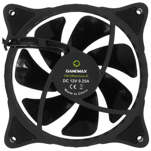 Купить Вентилятор GameMax Rainbow Mirage [FN12rainbow-N]  9908130. Характеристики, отзывы и цены в Донецке
