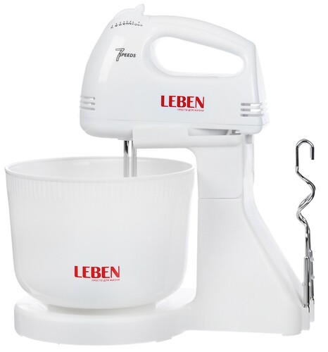 Купить Миксер LEBEN 269-013 белый  9937592. Характеристики, отзывы и цены в Донецке