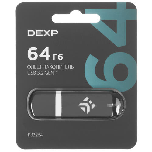 Купить Память USB Flash 64 ГБ DEXP PB3264  5440458. Характеристики, отзывы и цены в Донецке