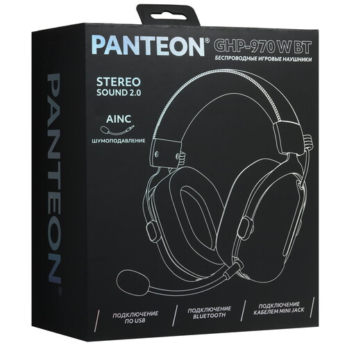 Купить Беспроводные/проводные наушники Panteon GHP-970 W BT красный 2024  9207638. Характеристики, отзывы и цены в Донецке