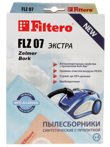 Купить Мешок-пылесборник Filtero FLZ 07 Экстра голубой  6678558. Характеристики, отзывы и цены в Донецке