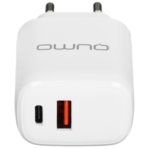 Купить Сетевое зарядное устройство QUMO Energy PD 35W белый  5627899. Характеристики, отзывы и цены в Донецке
