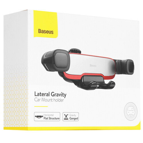 Купить Держатель автомобильный Baseus Mr Hui Gravity серебристый  5487974. Характеристики, отзывы и цены в Донецке